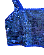 Boohoo Sequinned Crop Top