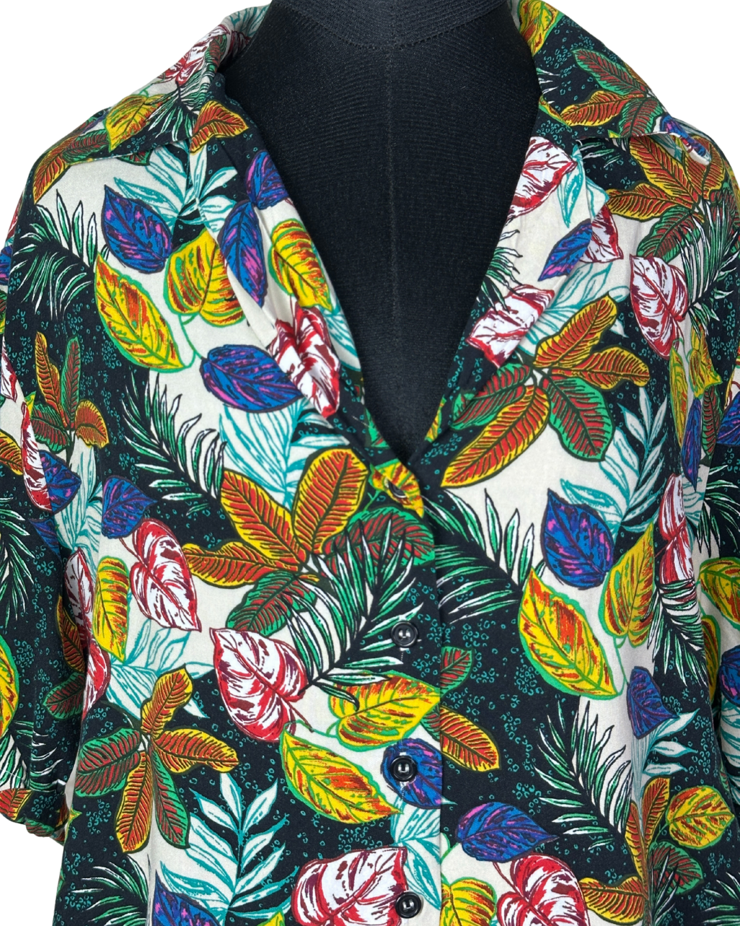Leaf Pattern Women's Shirt