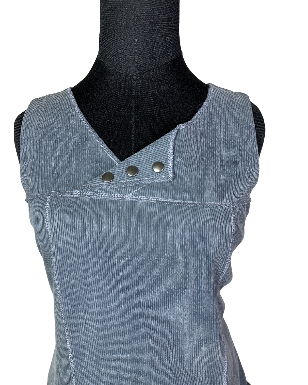 Renatto Bene Paris Corduroy Dress with Side Pockets - Medium
