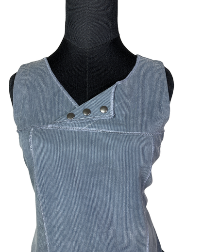 Renatto Bene Paris Corduroy Dress with Side Pockets - Medium