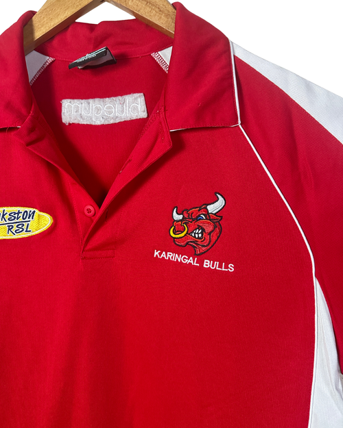 Aussie Pacific Karingal Bulls Frankston RSL Polo Shirt Large