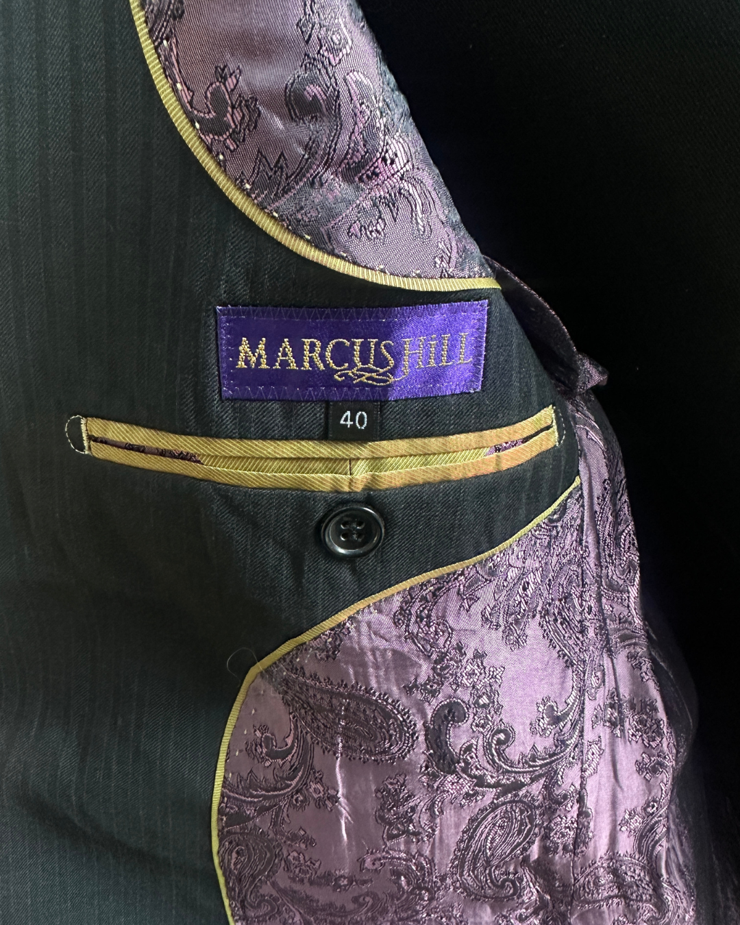 Marcus Hill Pinstripe Blazer
