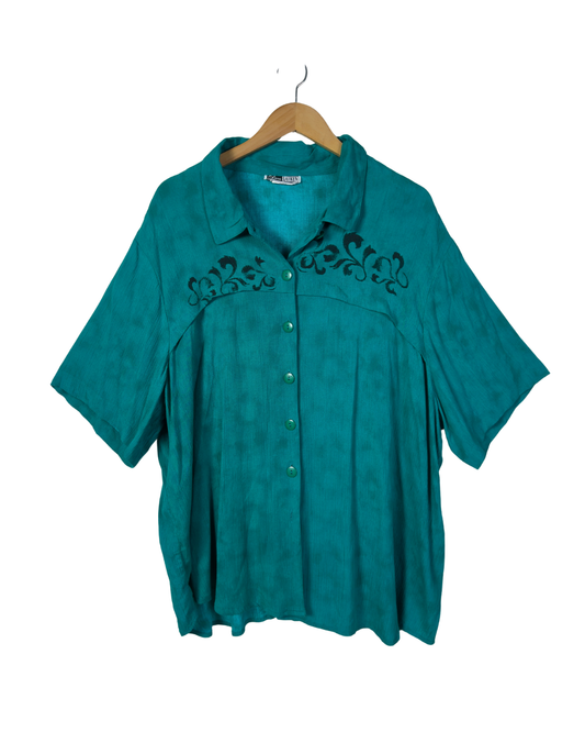 Vintage Dena Lauren Oversized Shirt 2XL