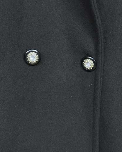 Vintage Women's Military Style Double Breasted Blazer