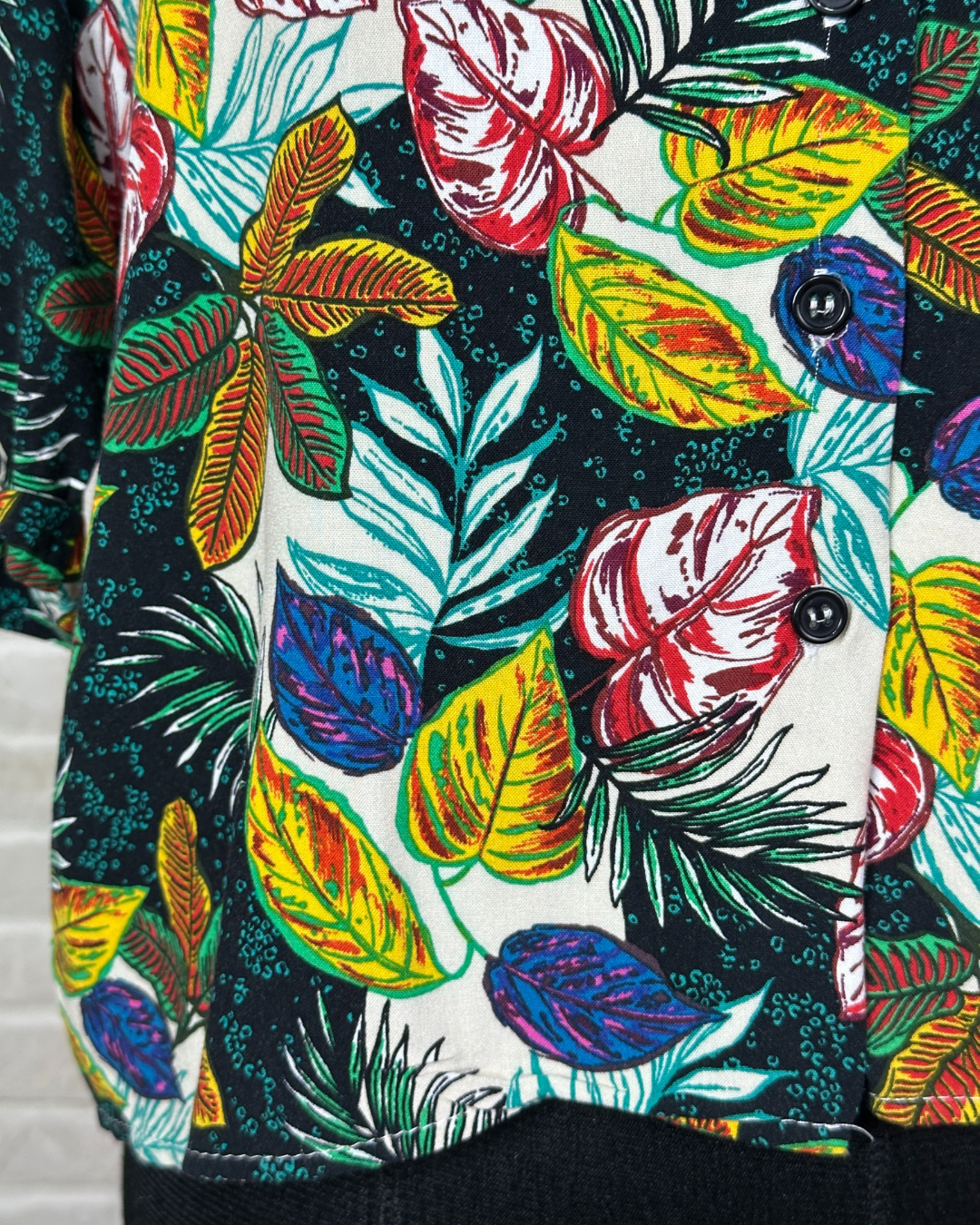 Leaf Pattern Women's Shirt