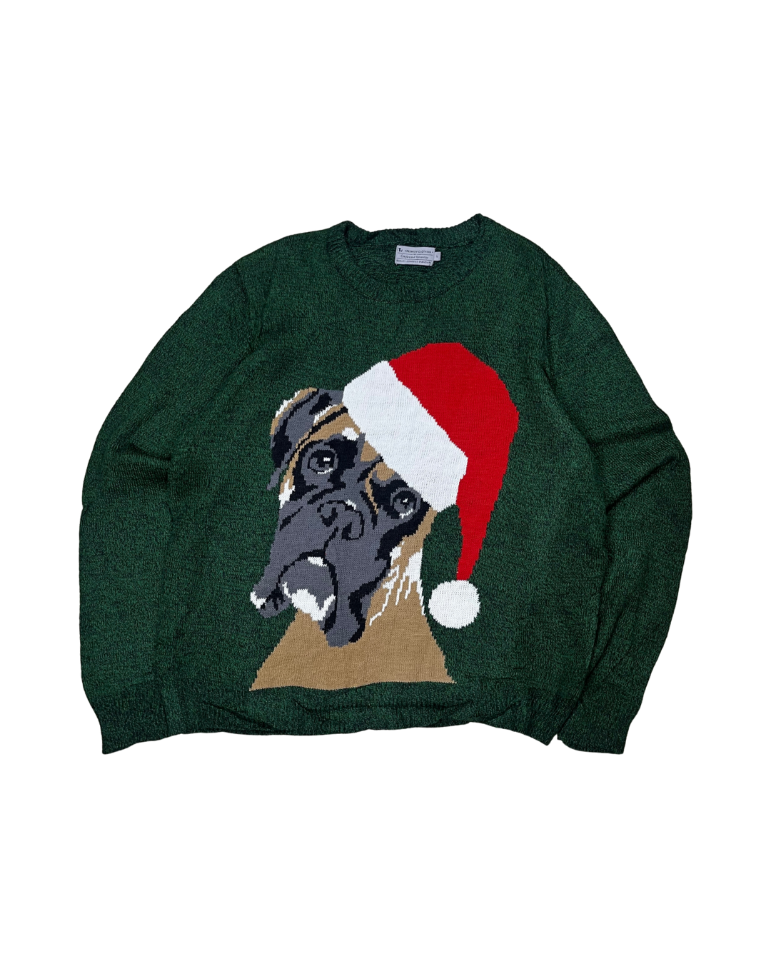 Santa Dog Christmas Sweater - Large