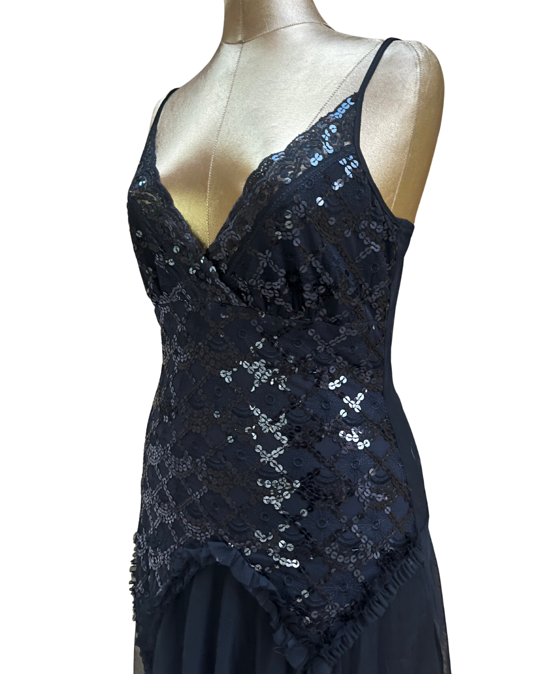 Frlendli Sequin Asymmetrical Hem Dress
