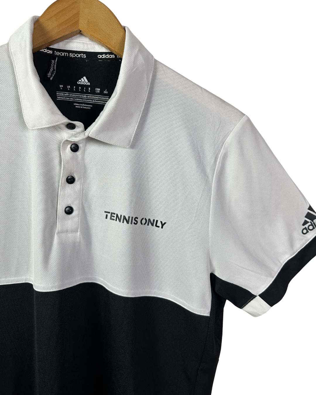 Adidas Climacool Tennis Polo Shirt Large