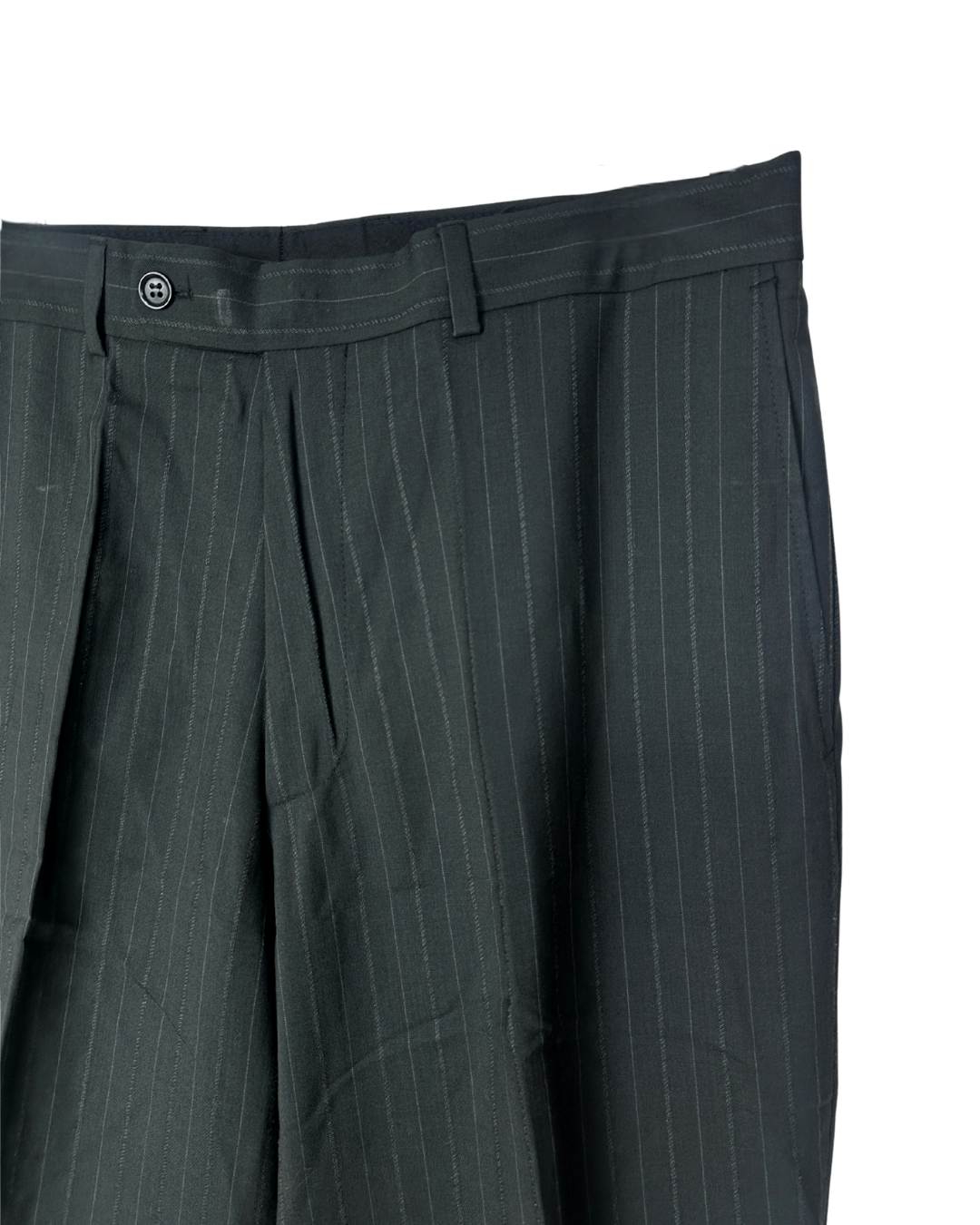 2000s Pierre Cardin Paris Pinstripe Wool Full Suit - Size 54