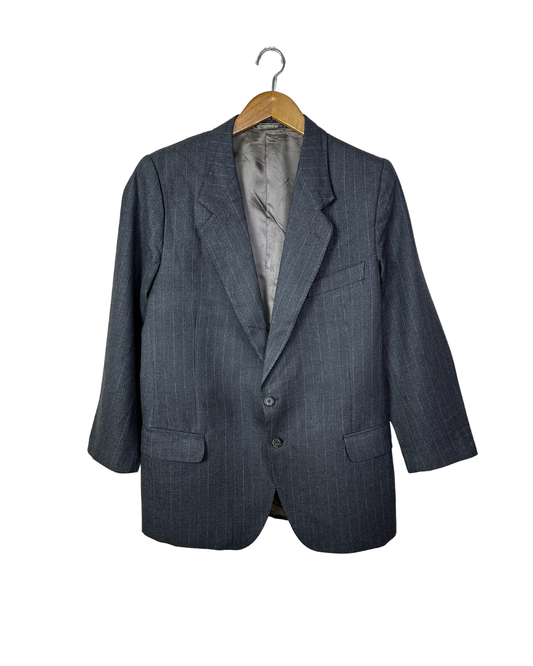 Vintage Valentino Uomo Pinstripe Pure Virgin Wool Blazer