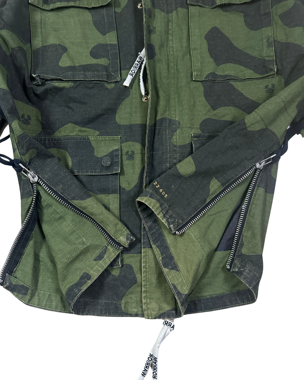 Warriors Camo Print Jacket
