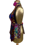 Handmade Upcycled Tie Halter Vest Top & Choker