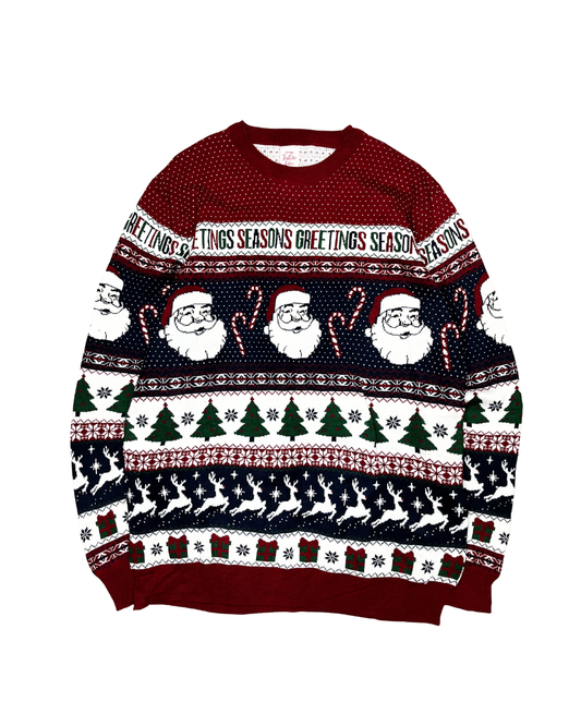 George. Greeting Season Christmas Sweater XL