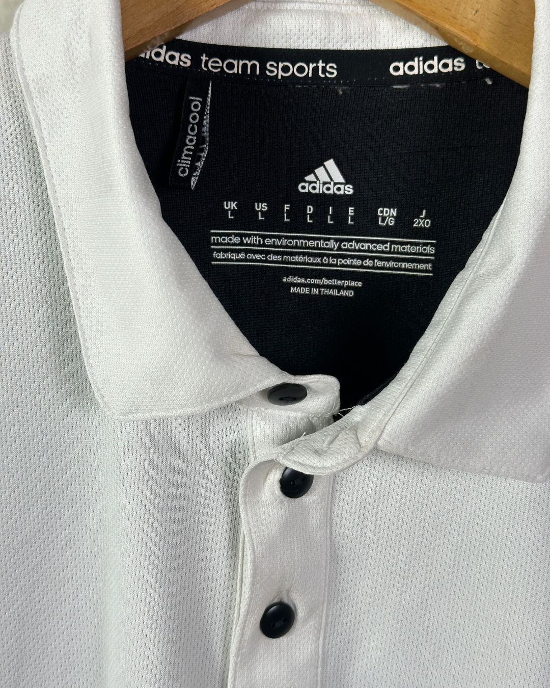 Adidas Climacool Tennis Polo Shirt Large