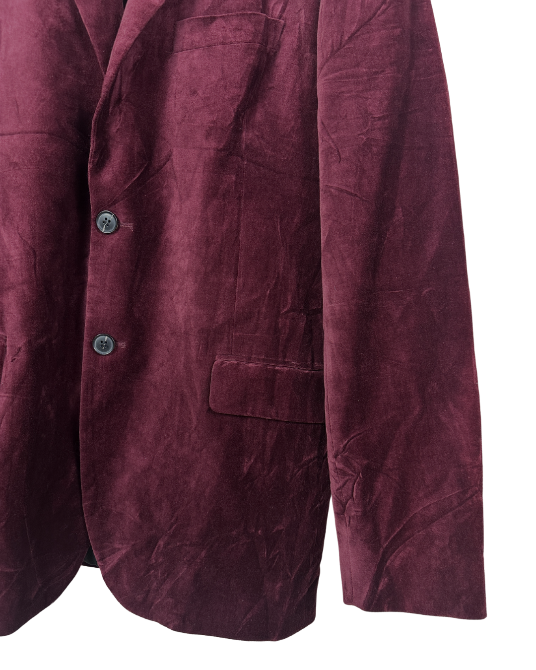 H.E. Premium by Mango Men's Slim Fit Velvet Blazer 54