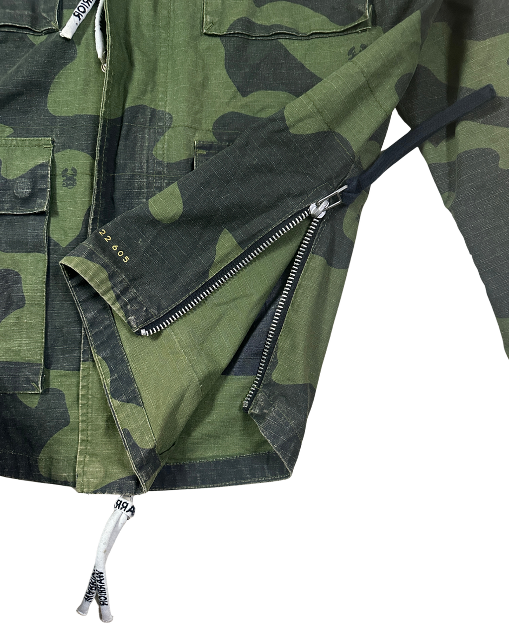 Warriors Camo Print Jacket