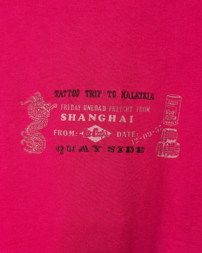 Vintage Lee Cooper Quay Side T-shirt – Shanghai Print – XL