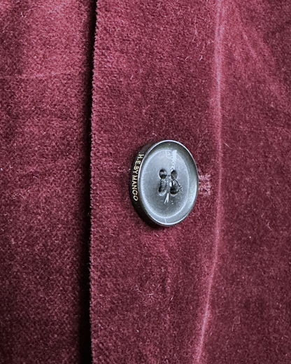 H.E. Premium by Mango Men's Slim Fit Velvet Blazer 54