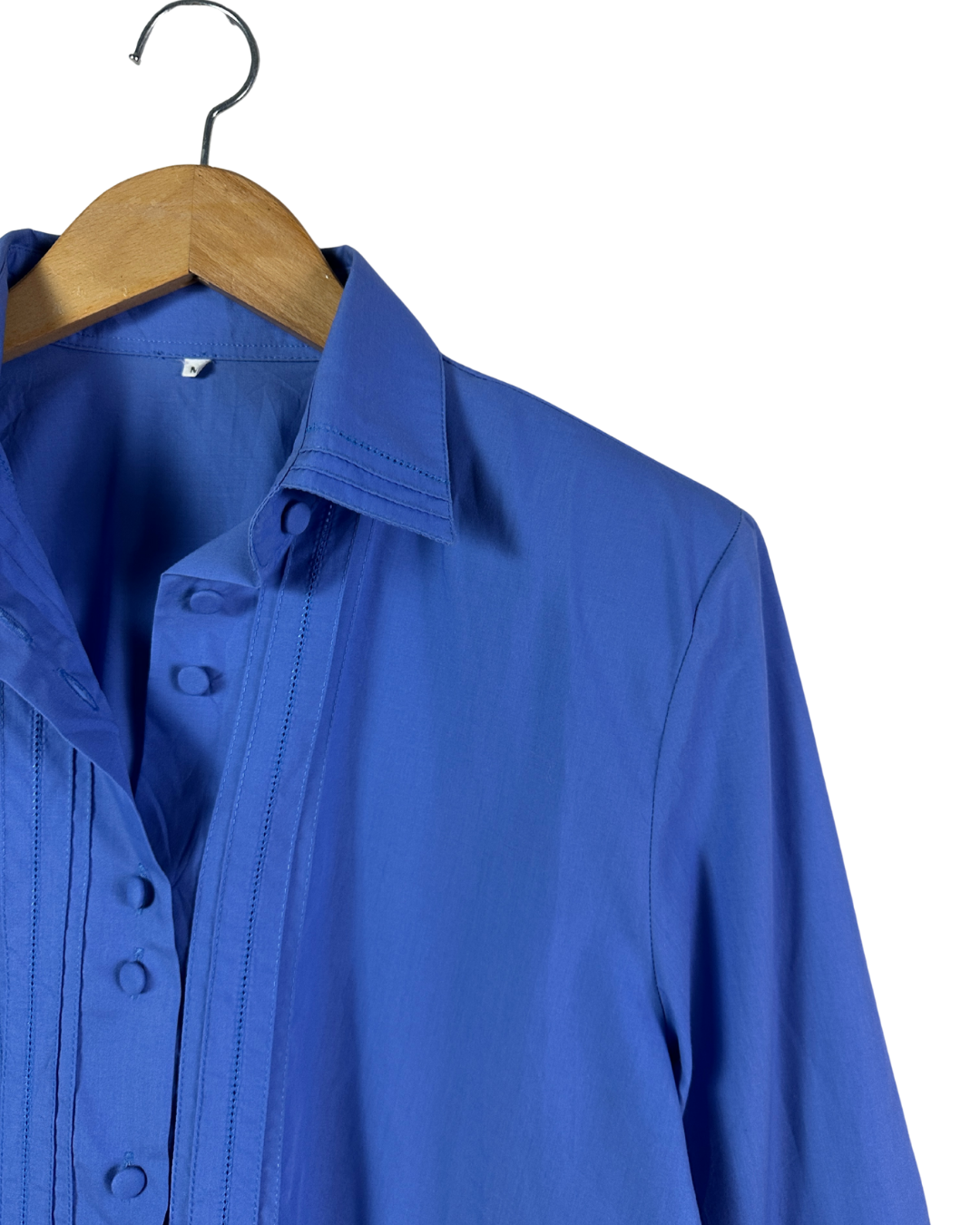Vintage Pleated Women's Shirt