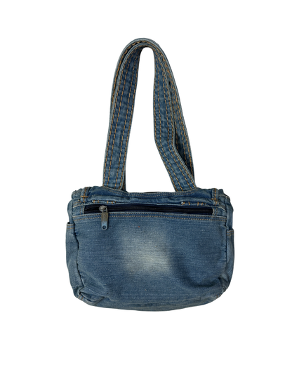Vintage Y2K Diesel Nation Distressed Denim Bag