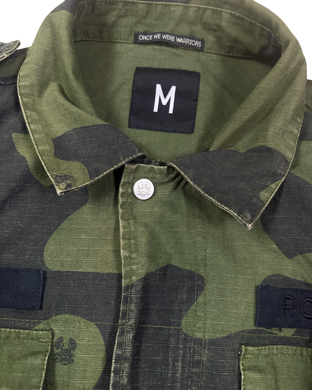 Warriors Camo Print Jacket