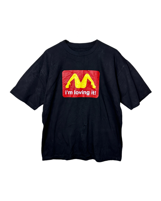 Parody “I’m Loving It” Black Tee XL