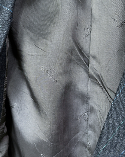 Vintage Valentino Uomo Pinstripe Pure Virgin Wool Blazer