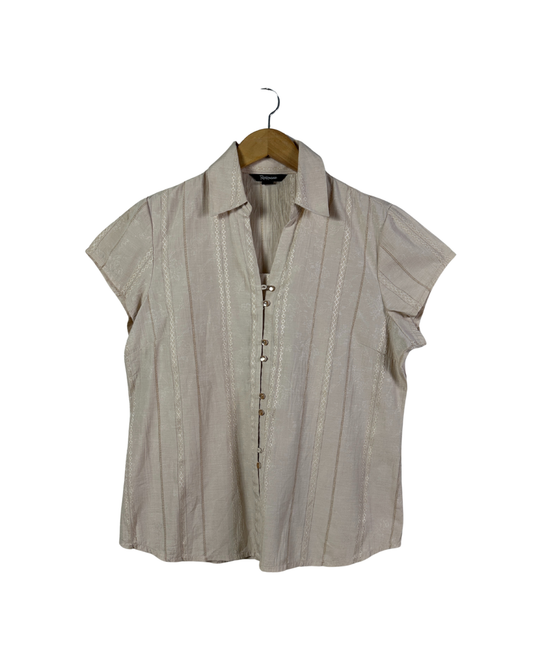 Vintage Embroidered Rockmano Blouse - UK 14