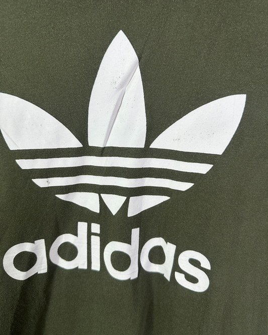 Adidas Originals Olive Green T-Shirt - Medium
