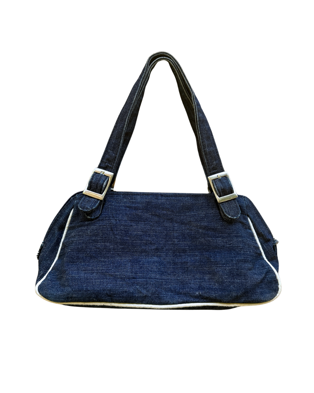 Y2K Denim Pocket Shoulder Bag