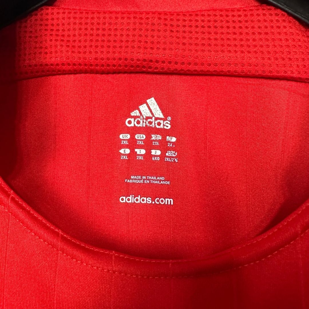 Authentic Retro 2007 Adidas Liverpool Jersey 2XL