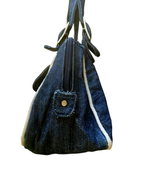 Y2K Denim Pocket Shoulder Bag