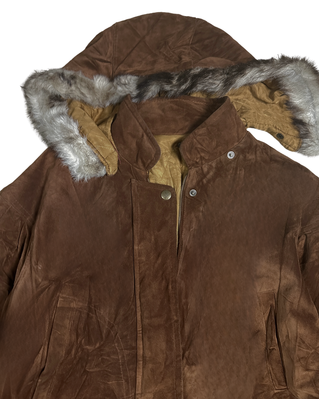 Genuine Suede Leather Jacket - 2XL