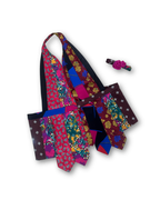 Handmade Upcycled Tie Halter Vest Top & Choker