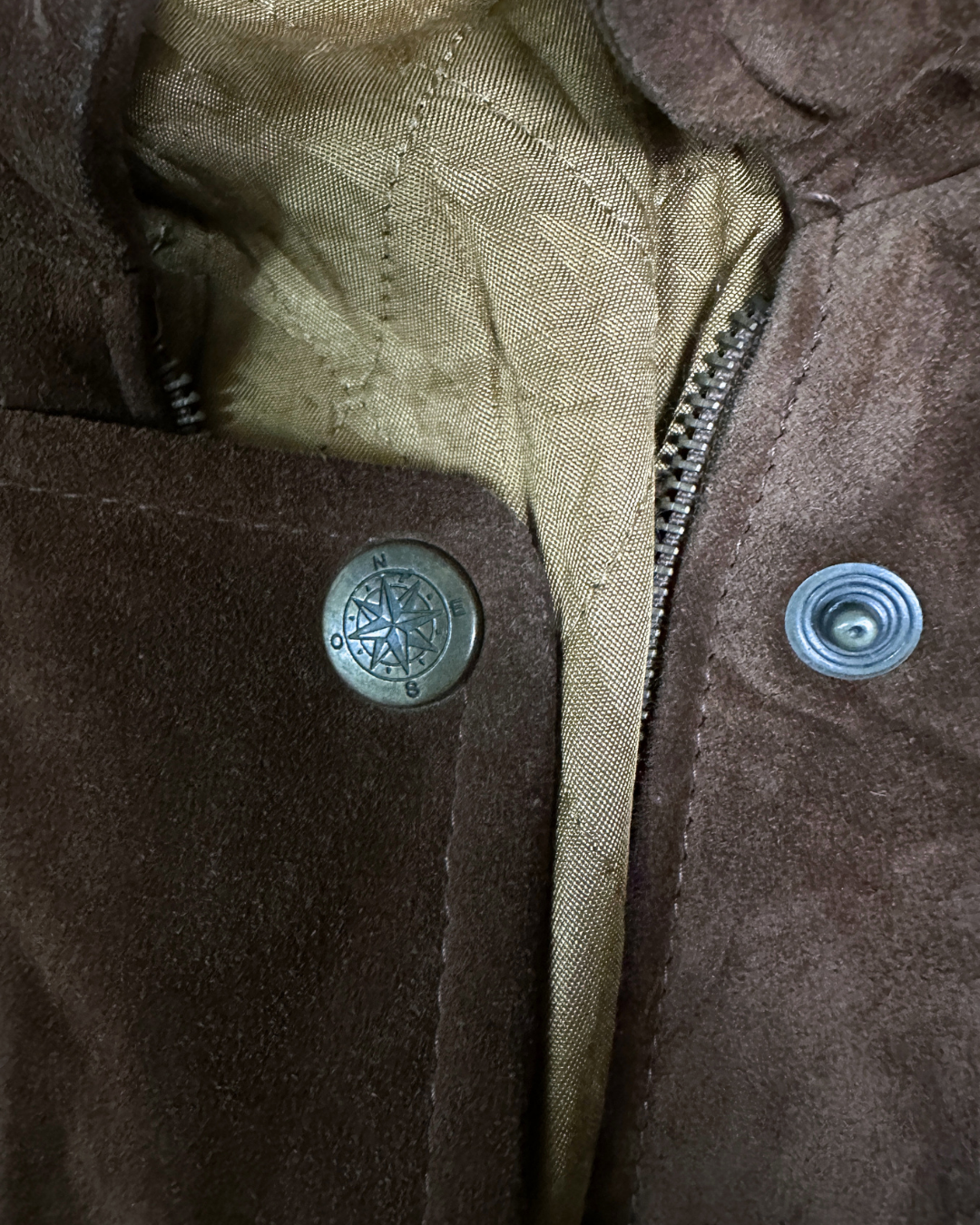 Genuine Suede Leather Jacket - 2XL