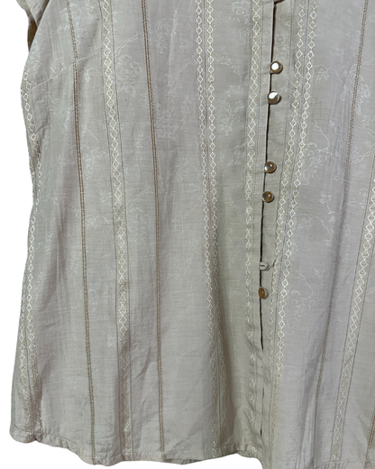 Vintage Embroidered Rockmano Blouse - UK 14