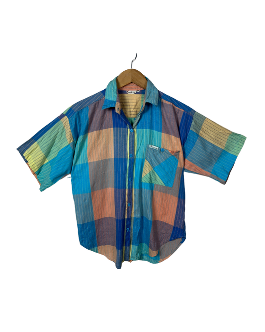 Colorblock Striped Shirt Medium
