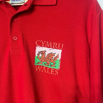 CYMRU Wales Polo Shirt XL