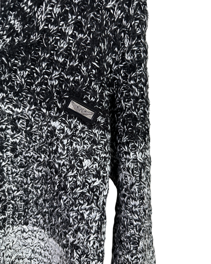 Enzo Di Capri Wool-Blend Cable-Knit Sweater Medium