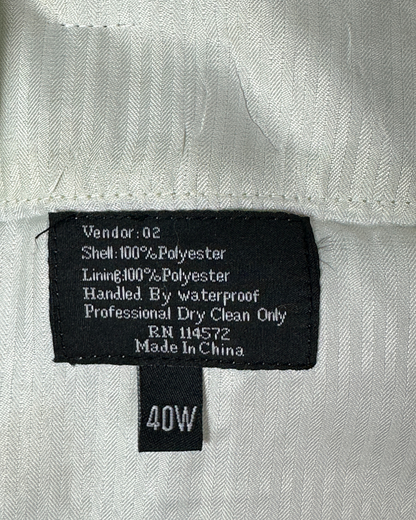 Lucci Collezione Green Pleated Dress Pants - Men's 40W