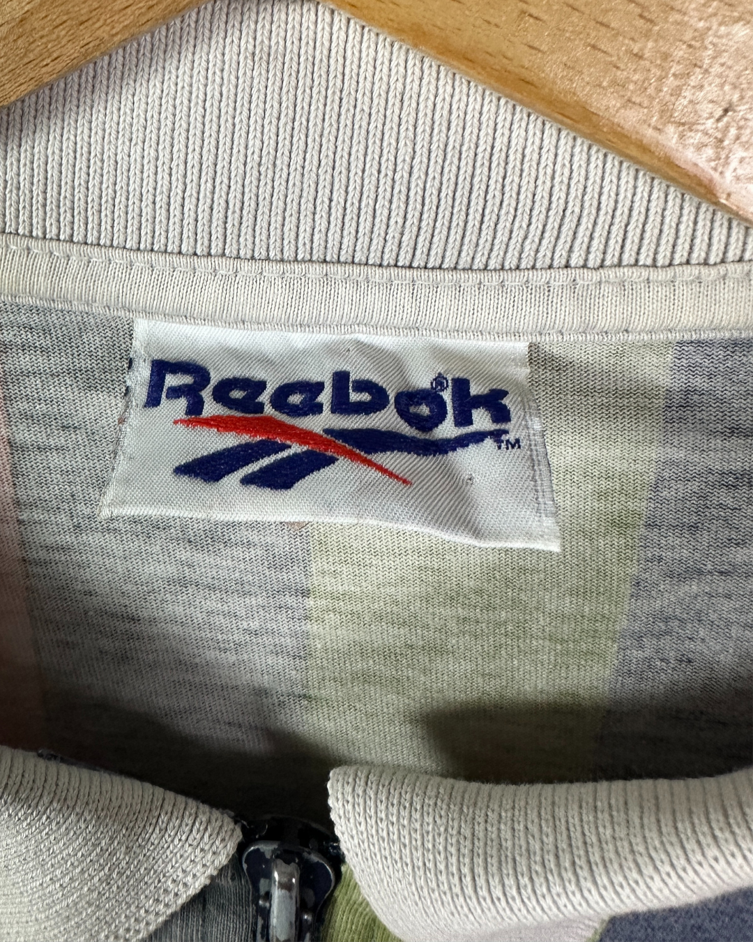 Vintage 90s Reebok Striped Polo Shirt Large
