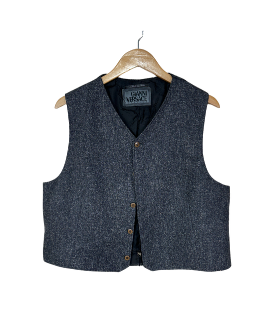 Vintage Gianni Versace Couture Vest – Made in Italy (Early '90s)