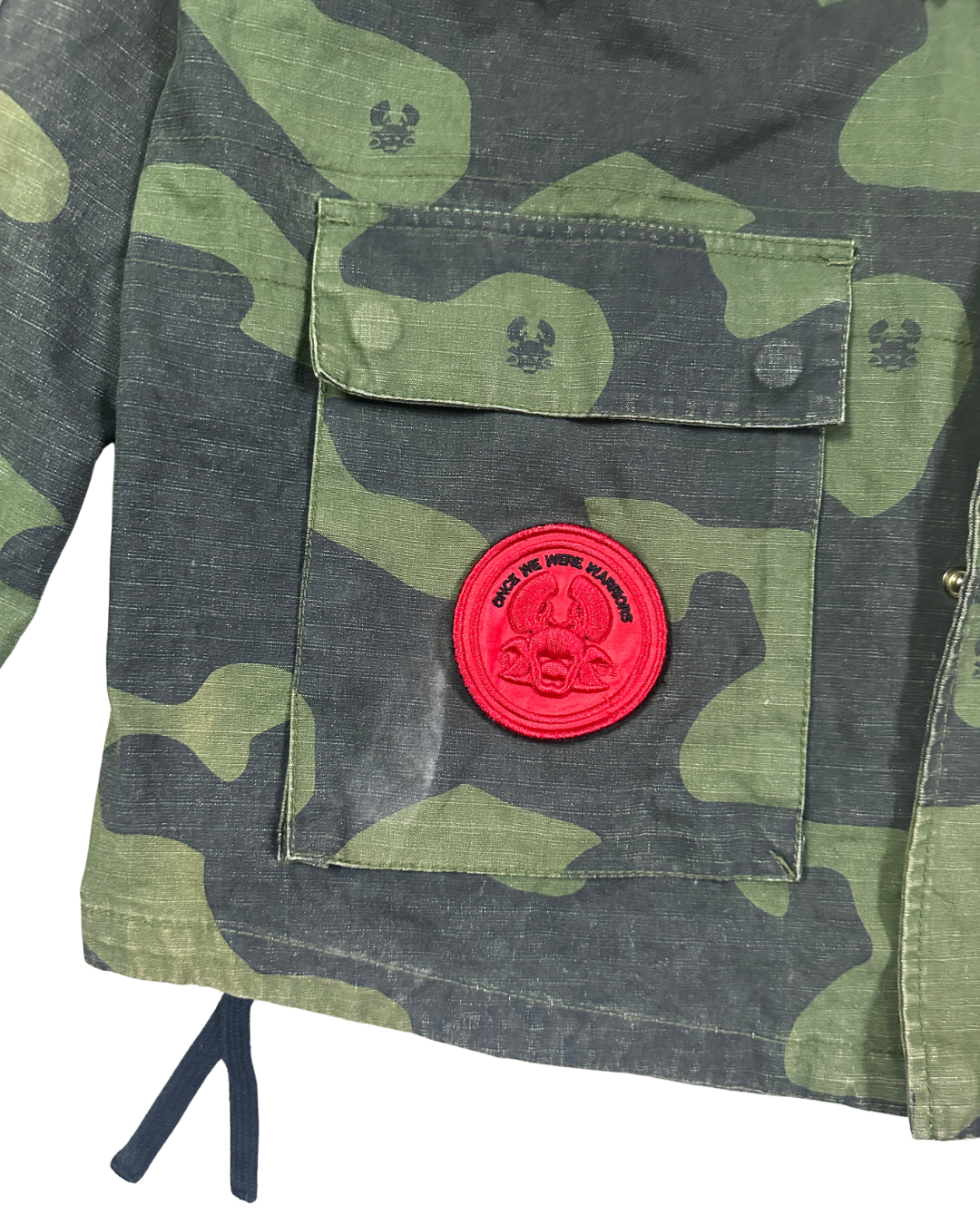 Warriors Camo Print Jacket