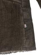 Twinlife Women's Brown Corduroy Sherpa-Lined Jacket - L/XL