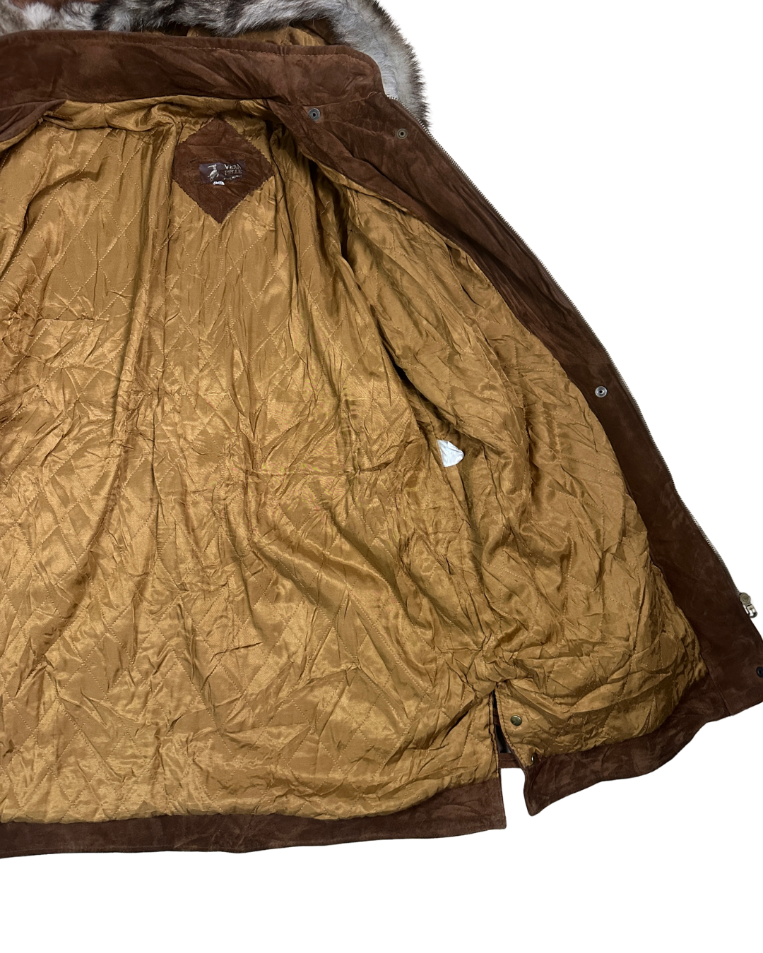 Genuine Suede Leather Jacket - 2XL