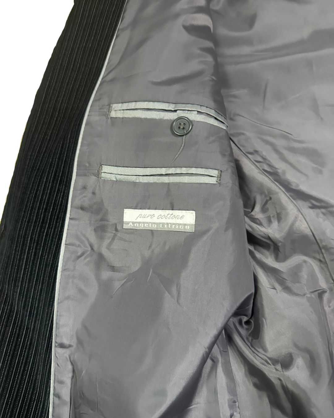 Angelo Litrico Pinstripe Cotton Blazer