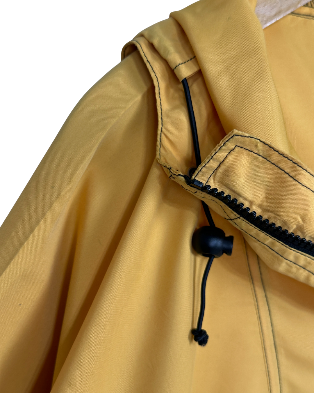 Outdoor Scene Half-Zip Hooded Jacket