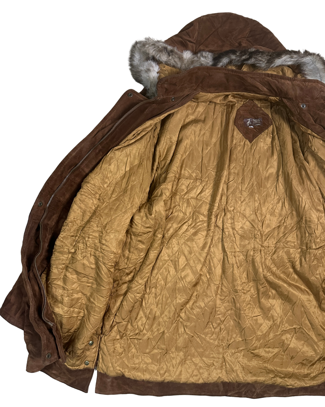 Genuine Suede Leather Jacket - 2XL