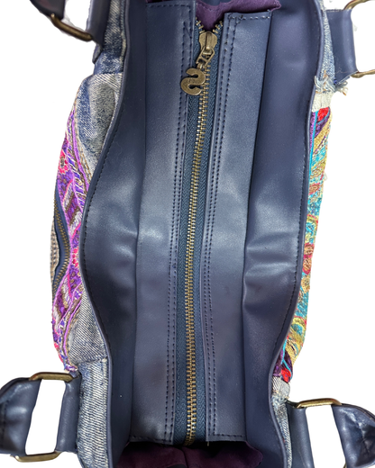 Desigual Mc Bee Ethnic Deluxe Denim Handbag