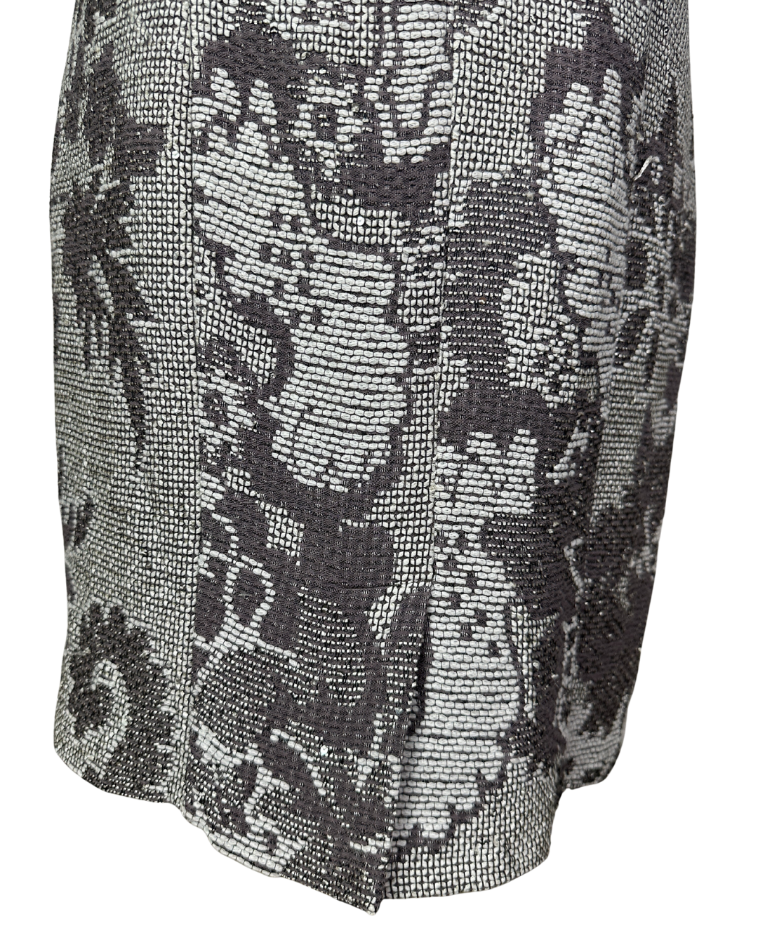 Caroline Biss Floral Brocade Midi Dress with Waist Detail